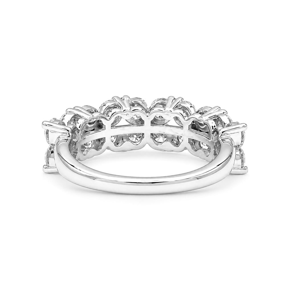 Venturant Lab Grown Diamond (F/VS+) 2.00 carat Round cut Sterling Silver Ring - Sterling Silver | Gold over Silver