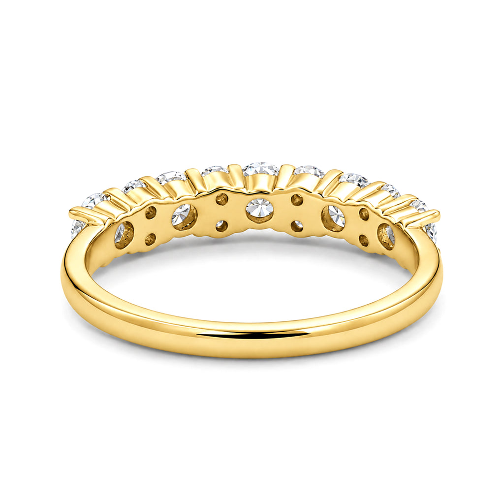 Venturant Lab Grown Diamond (F/VS+) 1.00 carat Round cut Sterling Silver Ring - Sterling Silver | Gold over Silver