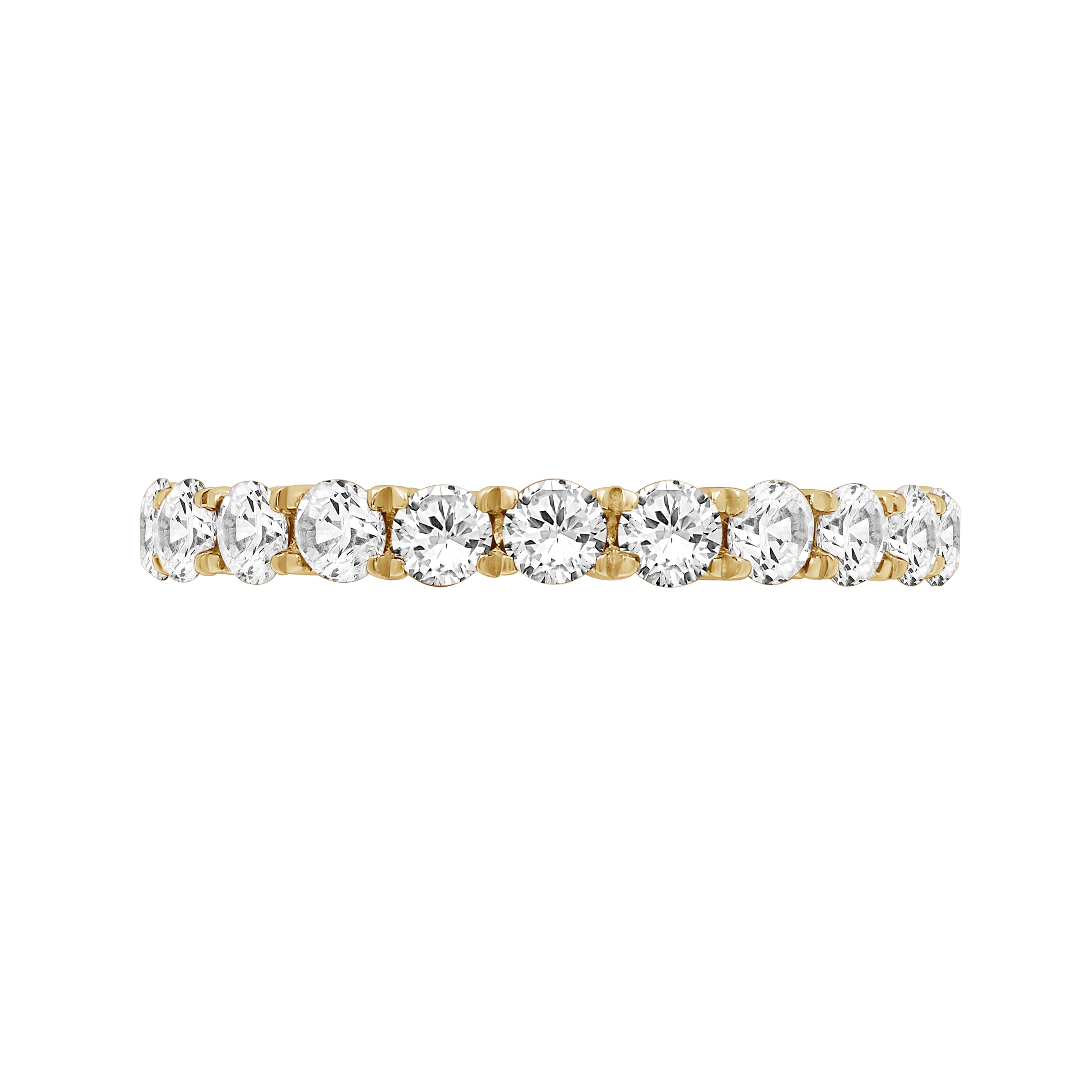 Venturant Lab Grown Diamond (F/VS+) 1.00 carat Round cut Sterling Silver Ring - Sterling Silver | Gold over Silver