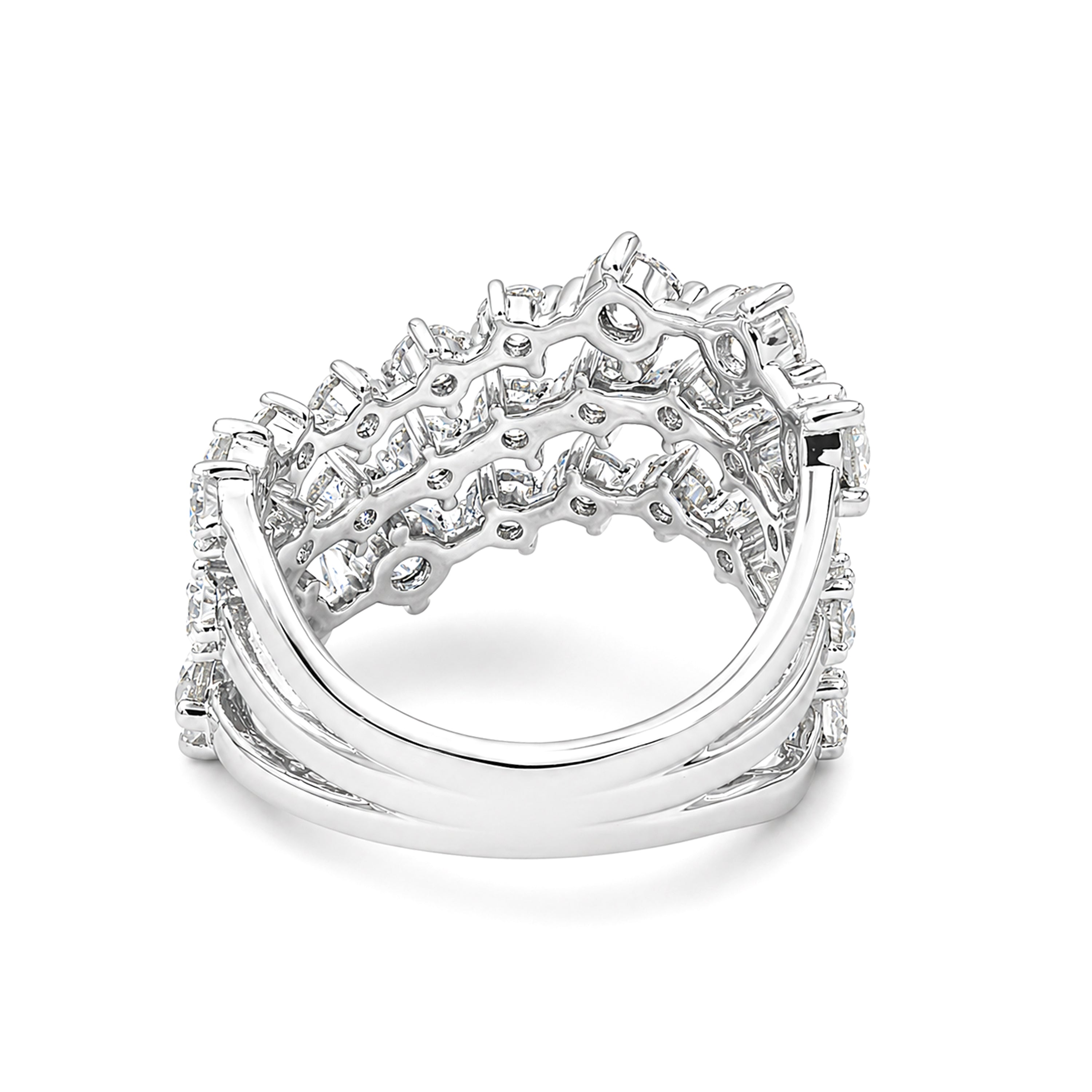 Venturant Lab-Grown Diamond Ring for Women | Sterling Silver | Gold over Silver | Round Cut | Prong | F Color, VS+ Clarity | 3.00 Total Carat Weight | Anniversary, Wedding, Birthday Gift