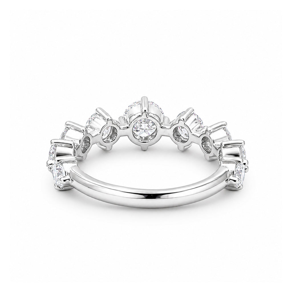 Venturant Lab-Grown Diamond Ring for Women | Sterling Silver | Gold over Silver | Round Cut | Prong | F Color, VS+ Clarity | 2.00 Total Carat Weight | Anniversary, Wedding, Birthday Gift