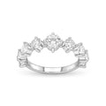 Venturant Lab-Grown Diamond Ring for Women | Sterling Silver | Gold over Silver | Round Cut | Prong | F Color, VS+ Clarity | 2.00 Total Carat Weight | Anniversary, Wedding, Birthday Gift