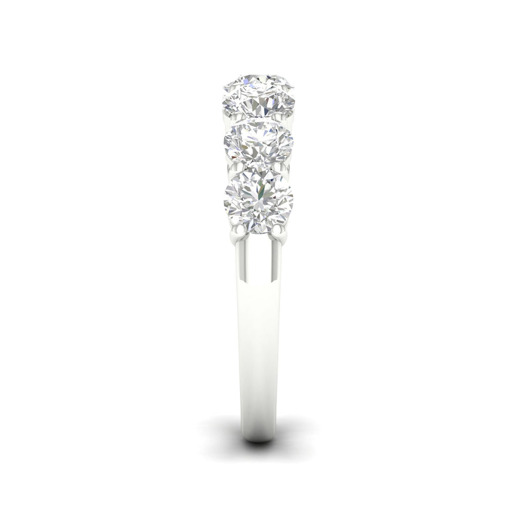 Venturant 2.00-5.00 Carat T.W. Round-cut Lab Grown Diamond (F/VS+) 14K Gold 7 Stone Band Ring